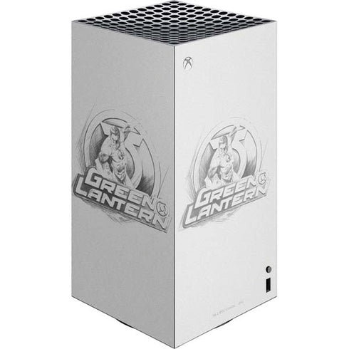 DC Comics Green Lantern Sketch Art Action Pose Xbox Series X Skins