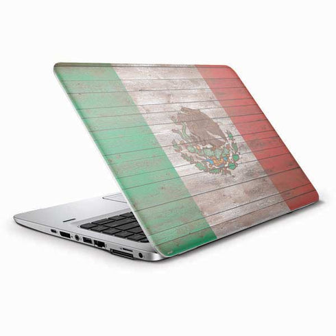 Mexican Flag Dark Wood HP Elitebook Skin