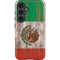 Mexican Flag Dark Wood Galaxy S25 Impact Case