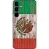 Mexican Flag Dark Wood Galaxy S25 Plus Skin