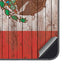 Mexican Flag Dark Wood Galaxy S25 Plus Skin