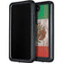 Mexican Flag Dark Wood Galaxy S24 Plus Waterproof Case