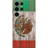 Mexican Flag Dark Wood Galaxy S25 Ultra Skin