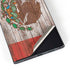 Mexican Flag Dark Wood Galaxy S25 Ultra Skin