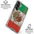Mexican Flag Dark Wood Galaxy S26 Clear Case