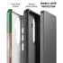 Mexican Flag Dark Wood Galaxy S26 Plus Impact Case