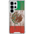 Mexican Flag Dark Wood Galaxy S26 Ultra Clear Case