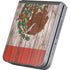 Mexican Flag Dark Wood Galaxy Z Flip6 Skin