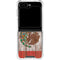 Mexican Flag Dark Wood Galaxy Z Flip6 Clear Case