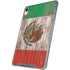 Mexican Flag Dark Wood iPad 11th Gen (2025) Clear Case
