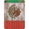 Mexican Flag Dark Wood Apple iPad Air Skin