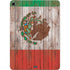 Mexican Flag Dark Wood Apple iPad Air Skin