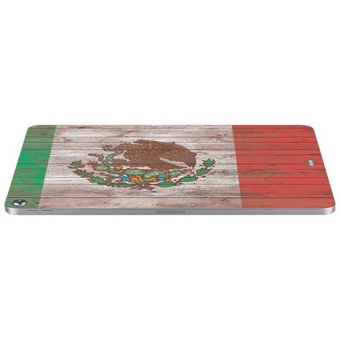 Mexican Flag Dark Wood Apple iPad Air Skin