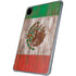 Mexican Flag Dark Wood iPad Pro 11in (2024) Clear Case