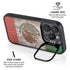 Mexican Flag Dark Wood iPhone 13 Pro Kickstand Case