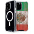 Mexican Flag Dark Wood iPhone Cases
