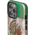 Mexican Flag Dark Wood iPhone 15 Pro Impact Case