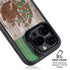Mexican Flag Dark Wood iPhone 15 Pro Max Kickstand Case