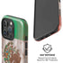 Mexican Flag Dark Wood iPhone 16 Pro Magsafe Impact Case