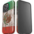 Mexican Flag Dark Wood iPhone 16 Pro Max Impact Case