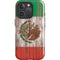 Mexican Flag Dark Wood iPhone 16 Pro Max Magsafe Impact Case