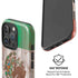 Mexican Flag Dark Wood iPhone 16 Pro Max Magsafe Impact Case
