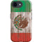 Mexican Flag Dark Wood iPhone 16e Impact Case