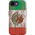 Mexican Flag Dark Wood iPhone 16e Impact Case