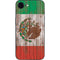 Mexican Flag Dark Wood iPhone 16e Skin