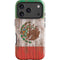 Mexican Flag Dark Wood iPhone 18 Pro Impact Case