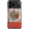 Mexican Flag Dark Wood iPhone 18 Pro Max Clear Case