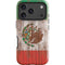 Mexican Flag Dark Wood iPhone 18 Pro Max Impact Case