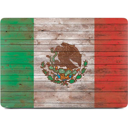 Mexican Flag Dark Wood Apple MacBook Air Skin