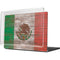 Mexican Flag Dark Wood MacBook Pro 14in (2021-24) Case plus Skin