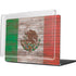 Mexican Flag Dark Wood MacBook Pro 14in (2021-24) Case plus Skin