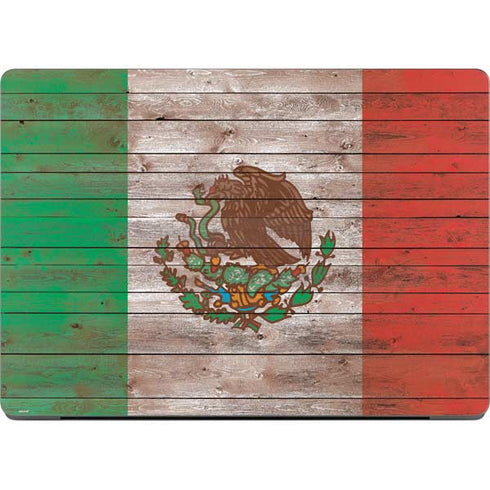 Mexican Flag Dark Wood Apple MacBook Pro 14-inch Skin