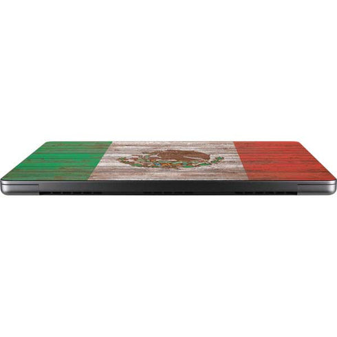 Mexican Flag Dark Wood Apple MacBook Pro 14-inch Skin
