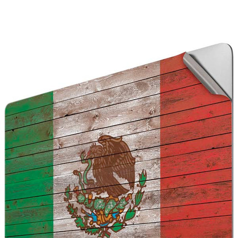 Mexican Flag Dark Wood Apple MacBook Pro 16-inch Skin