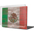 Mexican Flag Dark Wood MacBook Cases