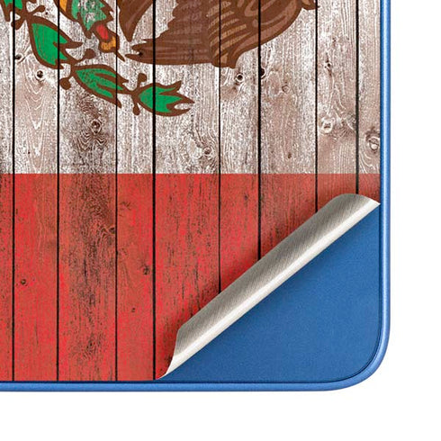 Mexican Flag Dark Wood Moto G Play 4G (2024) Skin