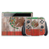 Mexican Flag Dark Wood Nintendo Skins