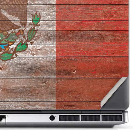 Mexican Flag Dark Wood Dell Precision Skin