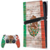 Mexican Flag Dark Wood PS5 Pro Bundle Skin