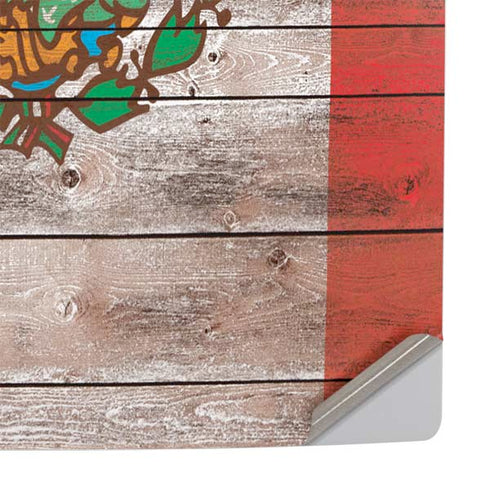 Mexican Flag Dark Wood PS5 Pro Console Skin