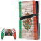 Mexican Flag Dark Wood PS5 Pro Disk Bundle Skin