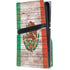 Mexican Flag Dark Wood PS5 Pro Disk Console Skin