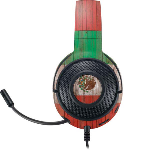 Mexican Flag Dark Wood Razer Kraken X Skin