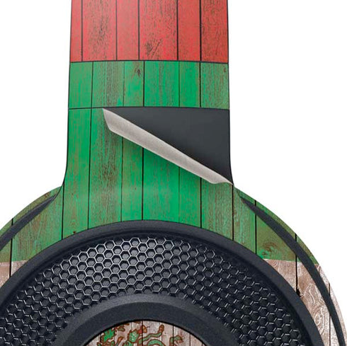 Mexican Flag Dark Wood Razer Kraken X Skin