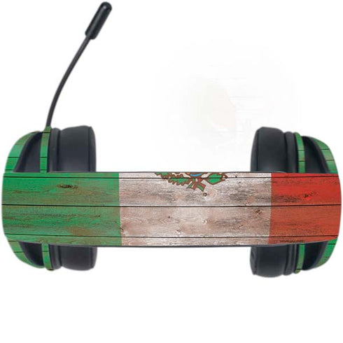 Mexican Flag Dark Wood Razer Kraken X Skin