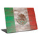 Mexican Flag Dark Wood Laptop Skins